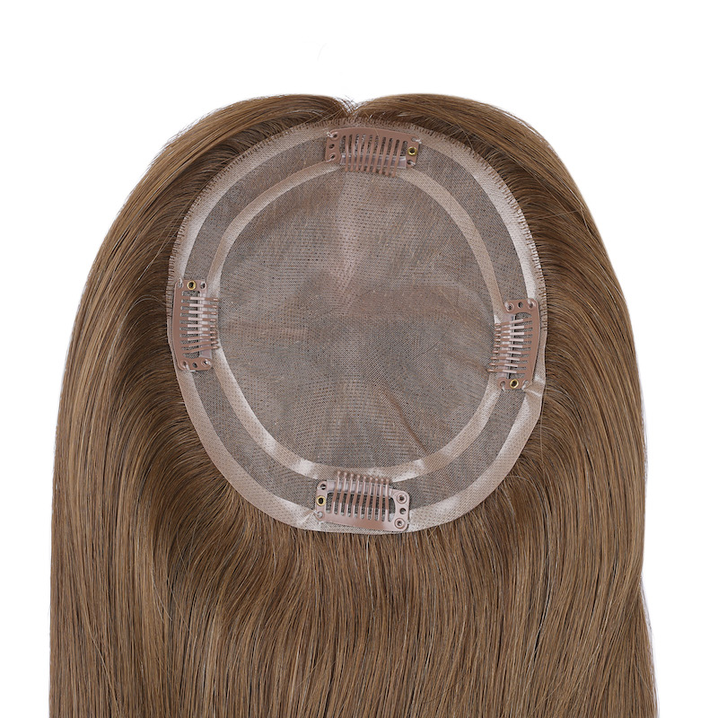Mono topper-High quality human hair pieces from direct hair factory